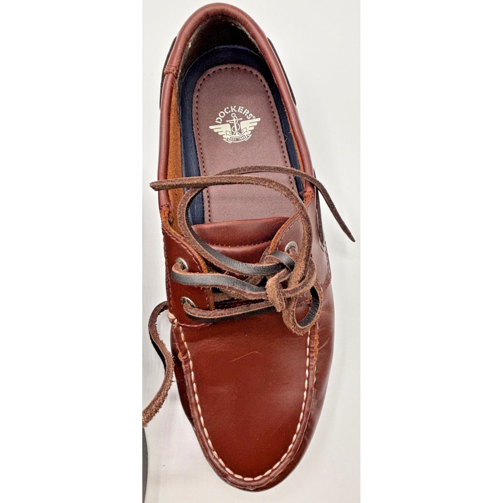 Dockers Men's Brown Leather Boat Shoes 7.5 - Picture 14 of 14